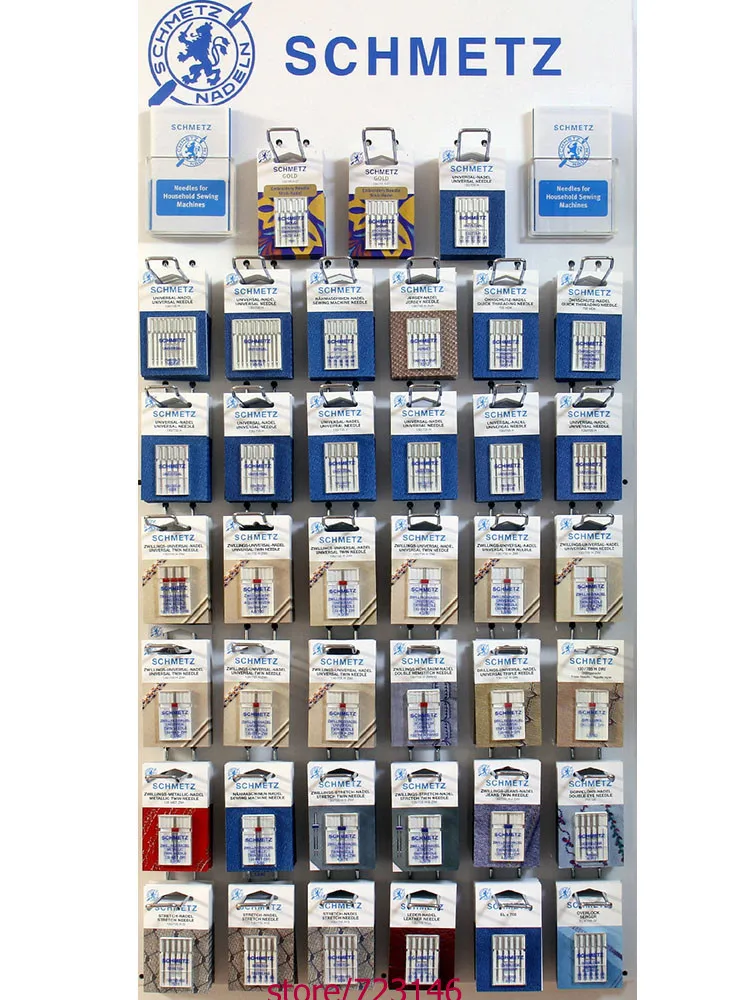 SCHMETZ универсальные иглы HA x 1130/705 H, 15x1 размер#9#11#12#14#16#18 для певицы juki brother bernina pfaff elna janome