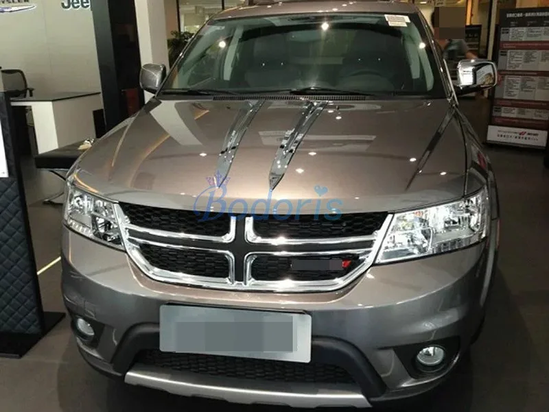 Аксессуары для Dodge Journey JUCV Fiat Freemont 2011 2012 2013 отделка капота автомобиля украшения Chrome Тюнинг автомобилей