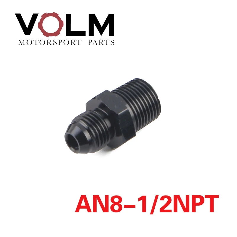 an8 to 12NPT Универсальный UNF JIC к NPT резьбовой штыревой фитинг шланга соединитель гидравлического топливного масла газопровода шланг фитинг адаптер 12,14 - Цвет: an8 to 12NPT