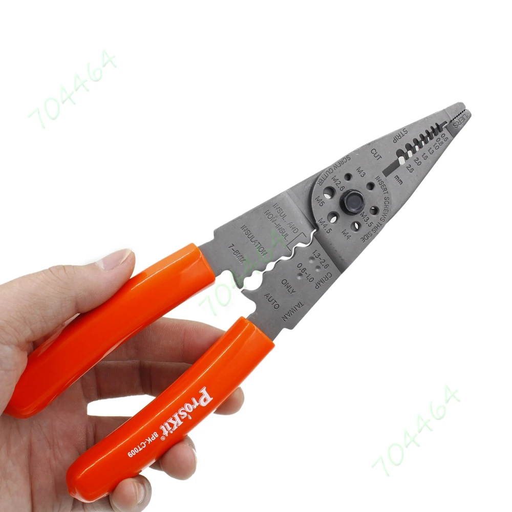 Многофункциональный болт съемник для проводов 8 дюймов обжимной инструмент 10 22 AWG