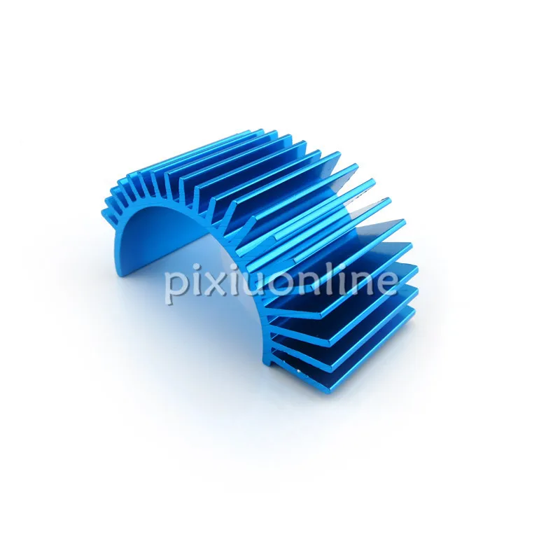 Радиатор J113b из алюминиевого сплава синего цвета для микромотора постоянного