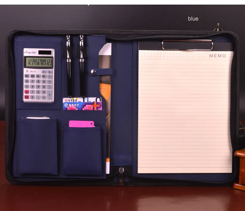 Папка на молнии А4 из искусственной кожи для деловых работ сумка менеджера