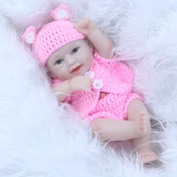 collection 11 inch tiny reborn baby doll for girl gift realistic dolls newborn for play house toys simulator twins dolls