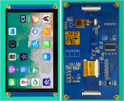 5 0 дюймовый 262K 40P TFT LCD емкостный сенсорный экран с печатной платой RGB/LVDS интерфейс