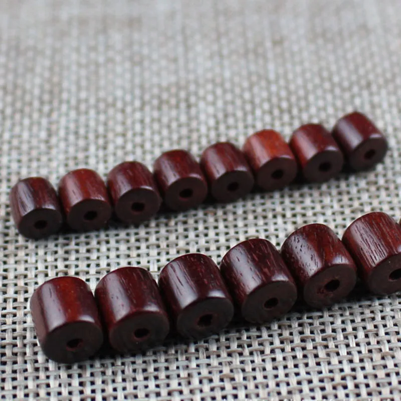 50 шт./лот красные бусины из натурального дерева 6 мм 8 сандалового для молитвы
