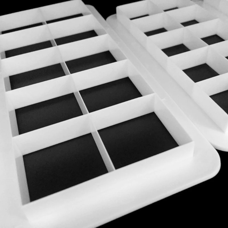 3 шт. Пластик квадратные формы для пирожных нож шоколадного печенья Fondant