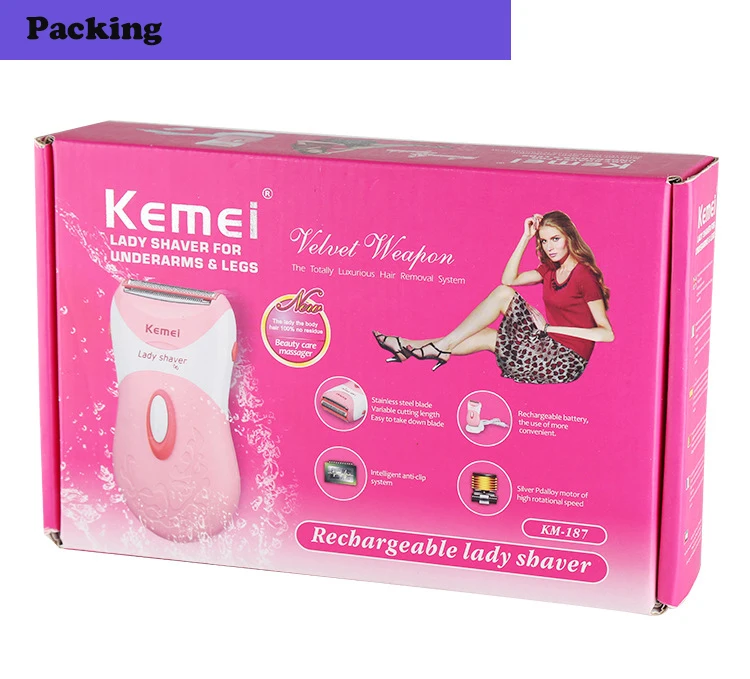 Женская электробритва эпилятор для удаления волос женская машинка стрижки kemei |