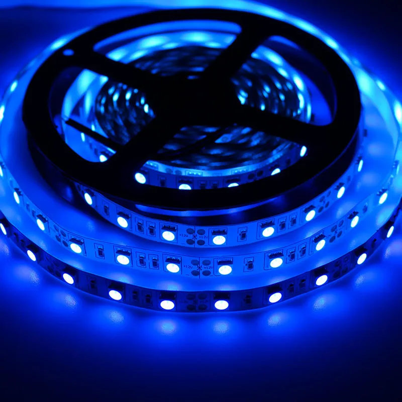 SMD 5050 DC12V Fita Led Строка полосой Бар неоновый Bombillas Теплый Холодный белый RGB