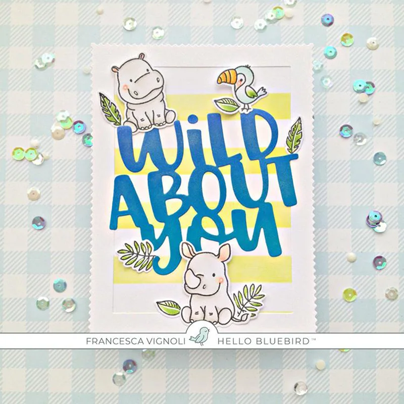 LLove CCraft wild about you 2019 новые металлические Вырубные штампы Скрапбукинг для