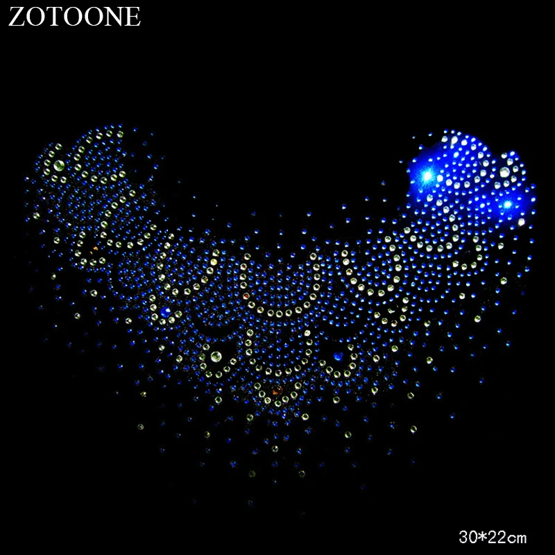 ZOTOONE Швейные мотивы стразы для рукоделия ожерелье кристально прозрачная
