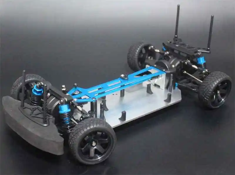 Обновленная версия Шасси 1/10 RC 4WD модель автомобиля на дороге дрейф пустой каркас