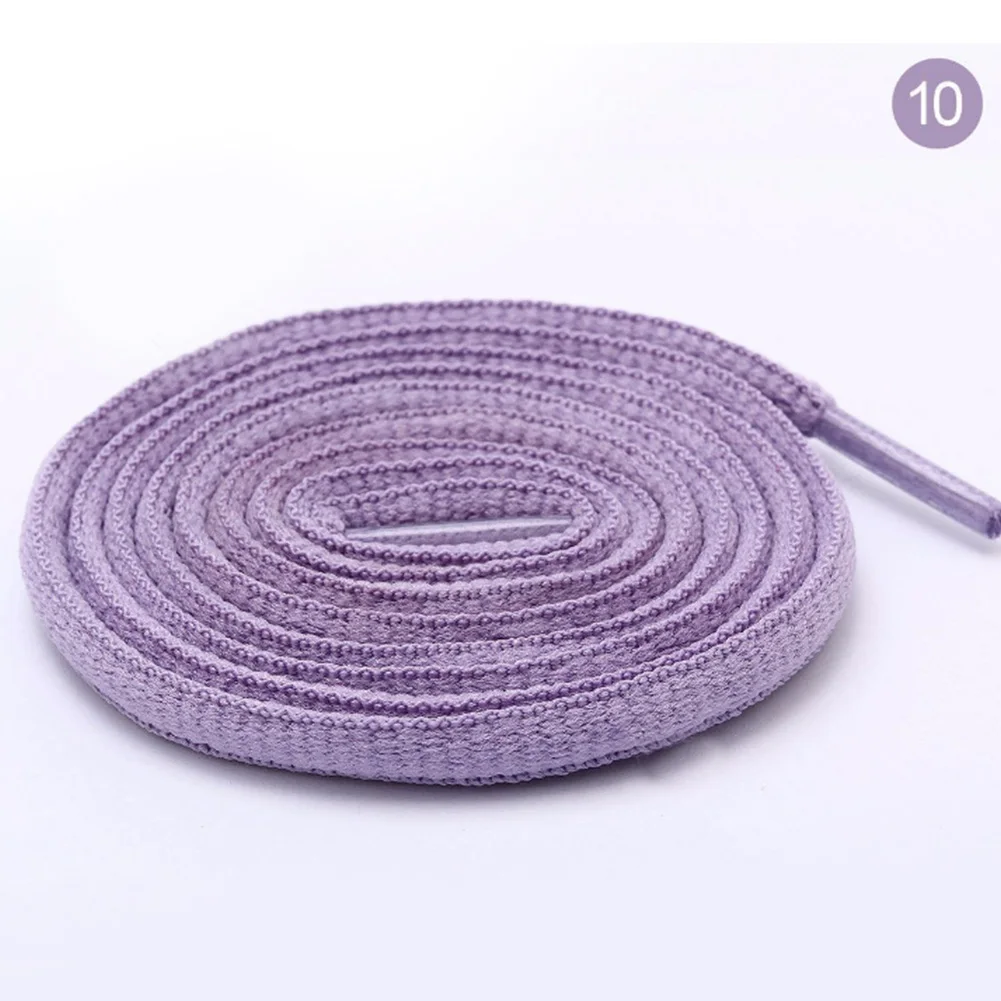 light purple 1 пара Спорт на открытом воздухе повседневная 26 Цвета шнурки Пеший Туризм соскальзывания обуви теннисные туфли с кружевами для ботинок строки 80/100/120 см - Цвет: light purple