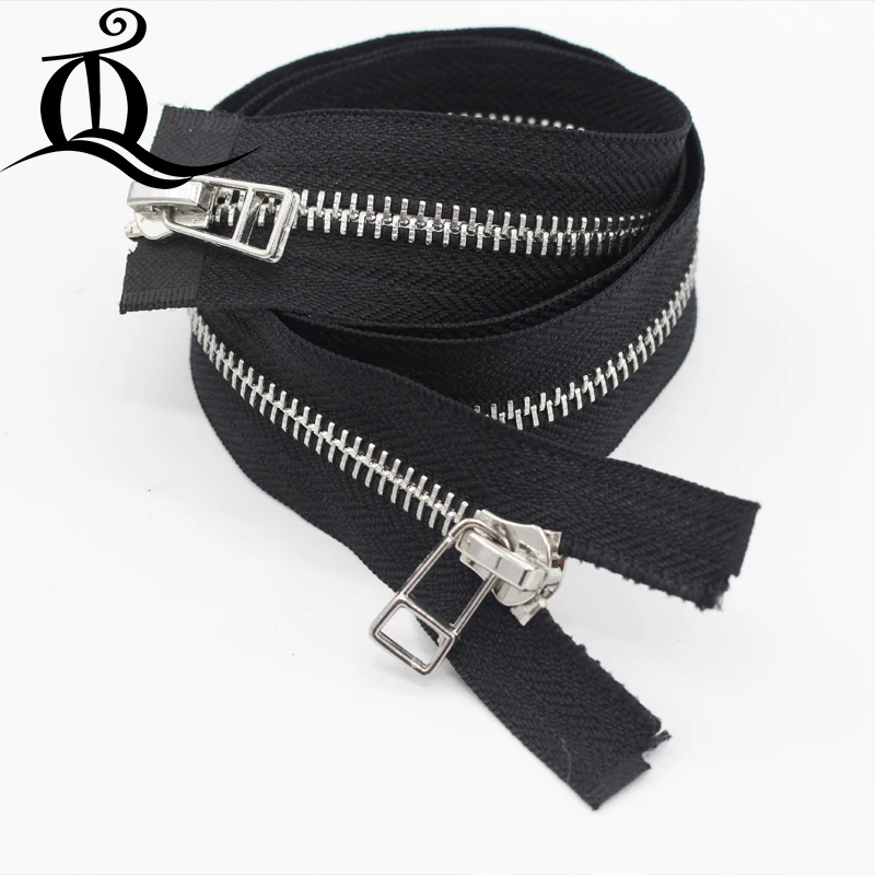 75 см 1 шт. двойной съемник металлической застежкой молнией украшенная