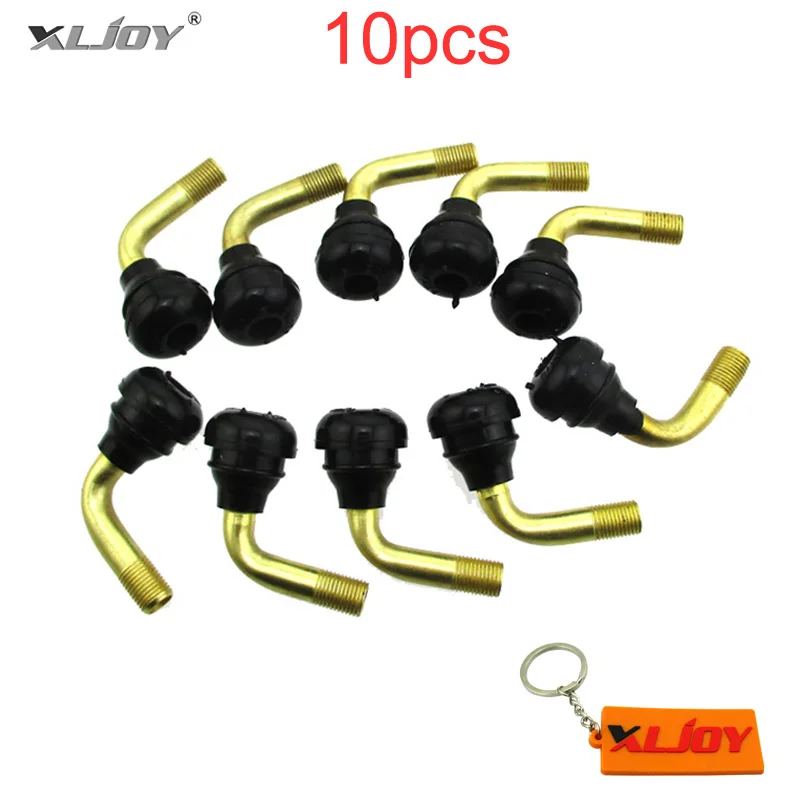 Клапан бескамерной шины XLJOY PVR70 тяга на 90 градусов для мопеда квадроцикла