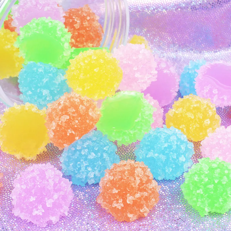 Смола моделирование конфеты гранулы DIY Аксессуары Кристалл с белым