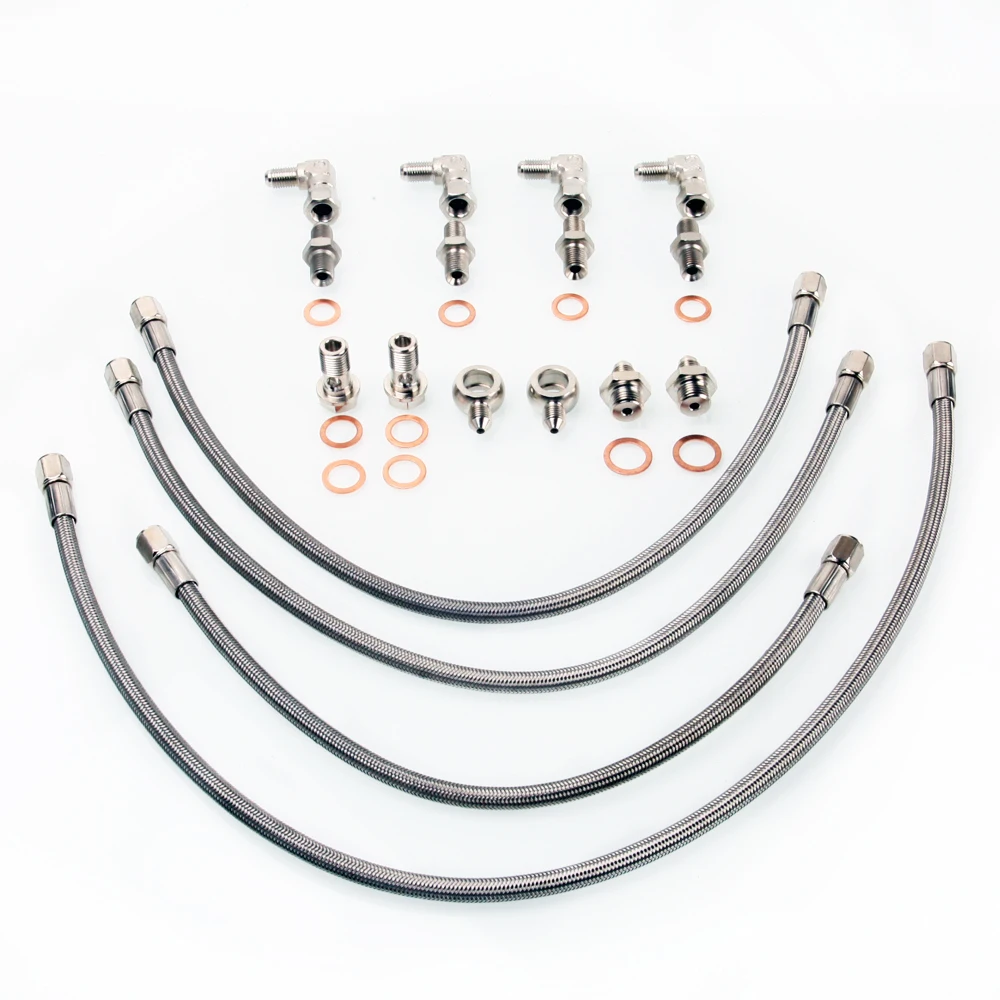 Комплект водной линии Kinugawa Turbo для Nissan R32 R33 RB26DETT GT R w/для Garrett GT25R GT28 Twin Turbo|kit kits|kit