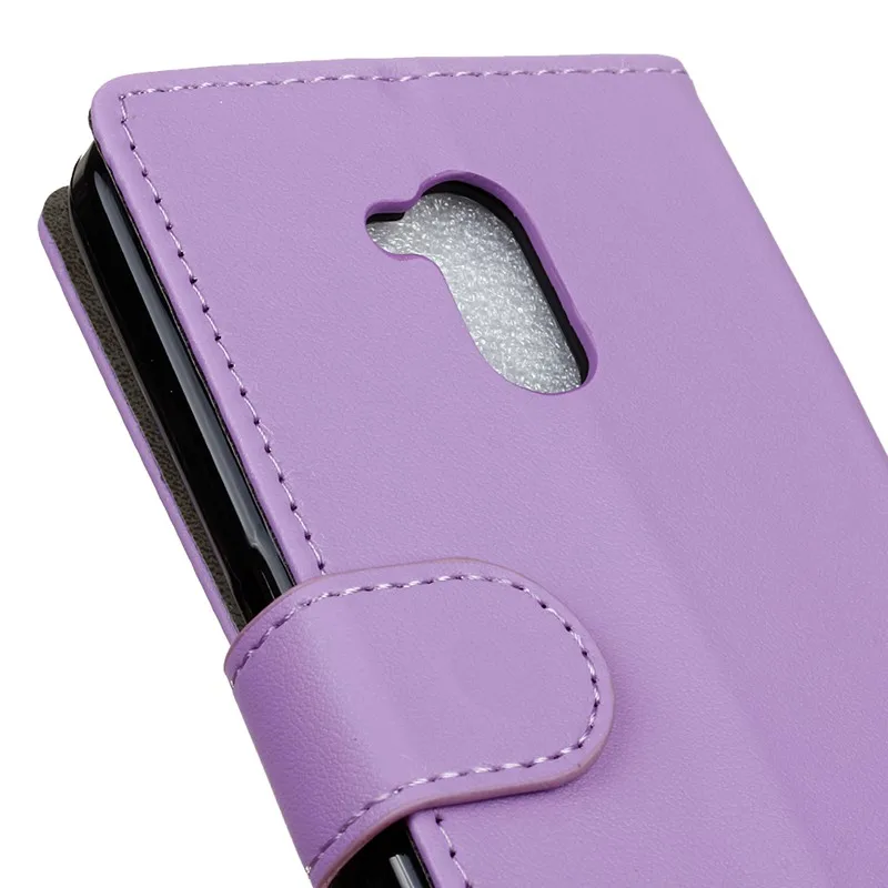 Фиолетовый PU Кожаный Бумажник Стенд Флип Case Обложка Для ZTE Blade V7 Lite (5.0 incn) Case|wallet