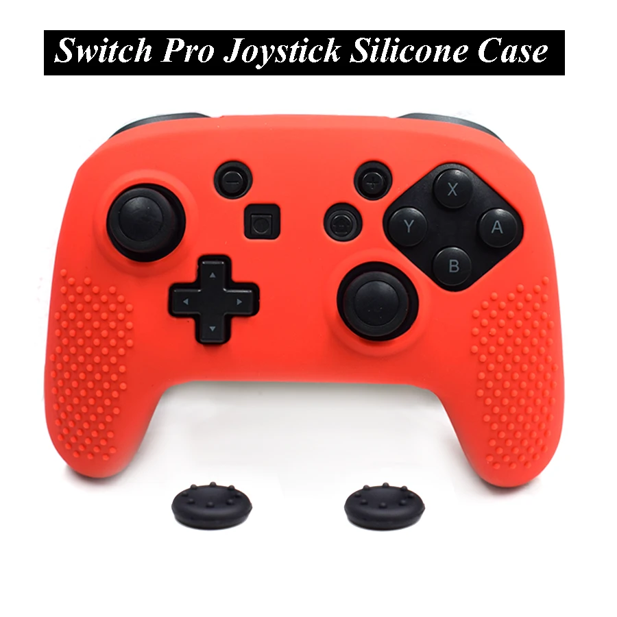 Аксессуары для Nintendo Switch Pro нескользящий Силиконовый Резиновый чехол с шипами
