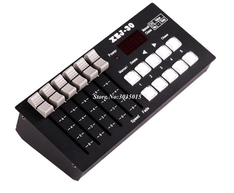 Для клубной вечеринки с диджеем шоу мини DMX512 консоль ступенчатый регулятор освещения аккумуляторная батарея портативная для вечерние концертные DJ шоу Бар паба