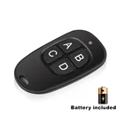 Kebidu Беспроводной 433 МГц мини пульт дистанционного управления Управление продажи копирующий код пульт 4-канальный электрическое клонирование ворота гаража авто брелок