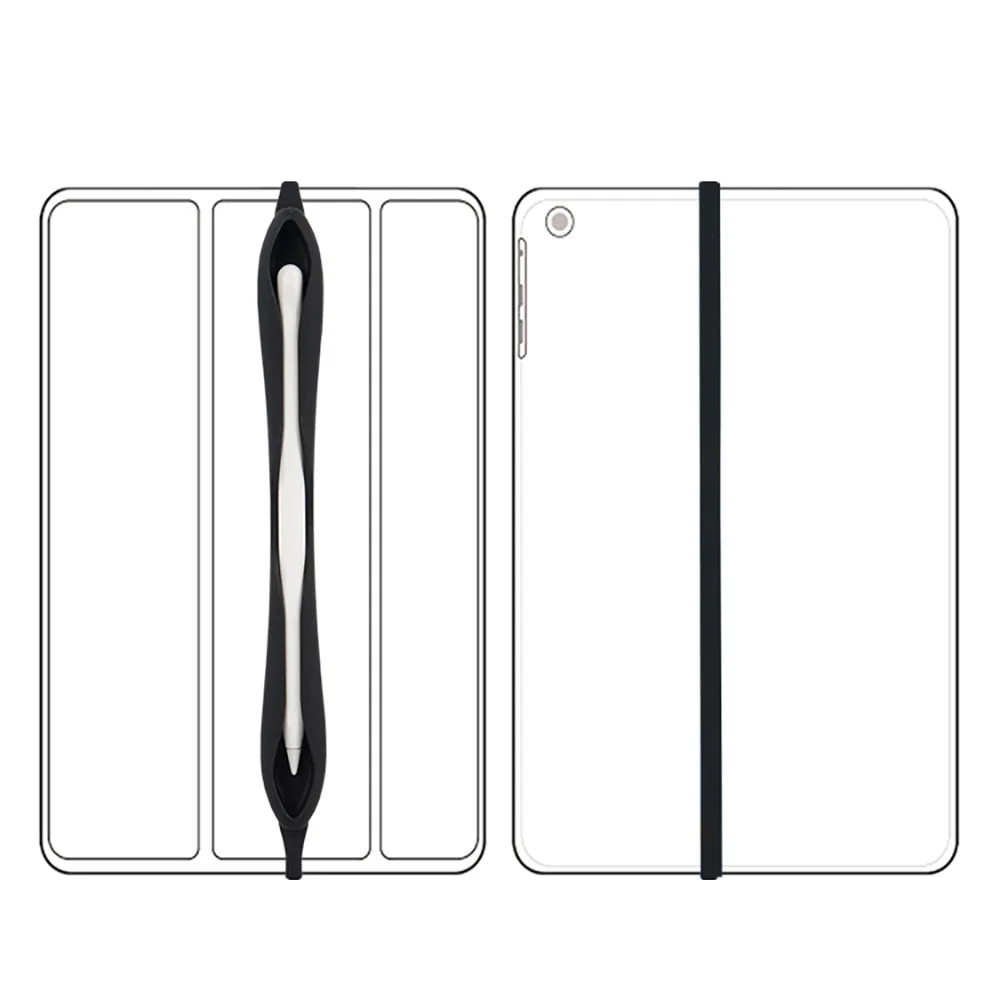 Силиконовый чехол для Apple Pencil 2-го поколения для IPad Pencil 2 1 держатель с ремешком планшет ручка-стилус Мягкий рукав
