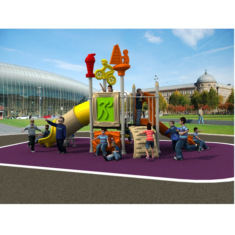 2017 mini outdoor playground,amusement play structure for park/community/mall,large combined playground slide for kids