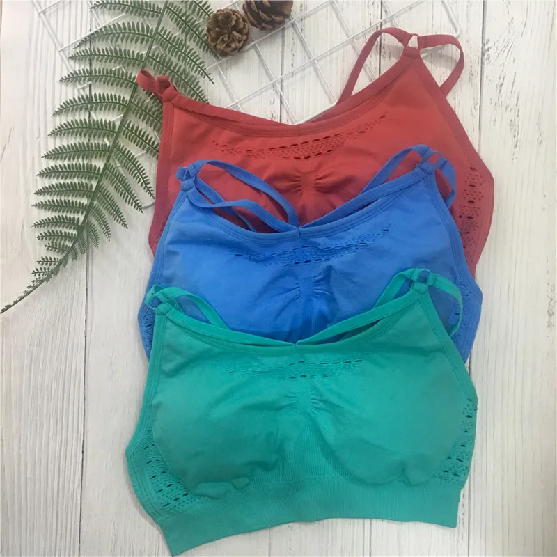 

Спортивные бюстгальтеры для женщин, спортивный бюстгальтер, укороченный топ, бюстгальтер для бега, быстро сохнет, топ с вырезами, одежда для...