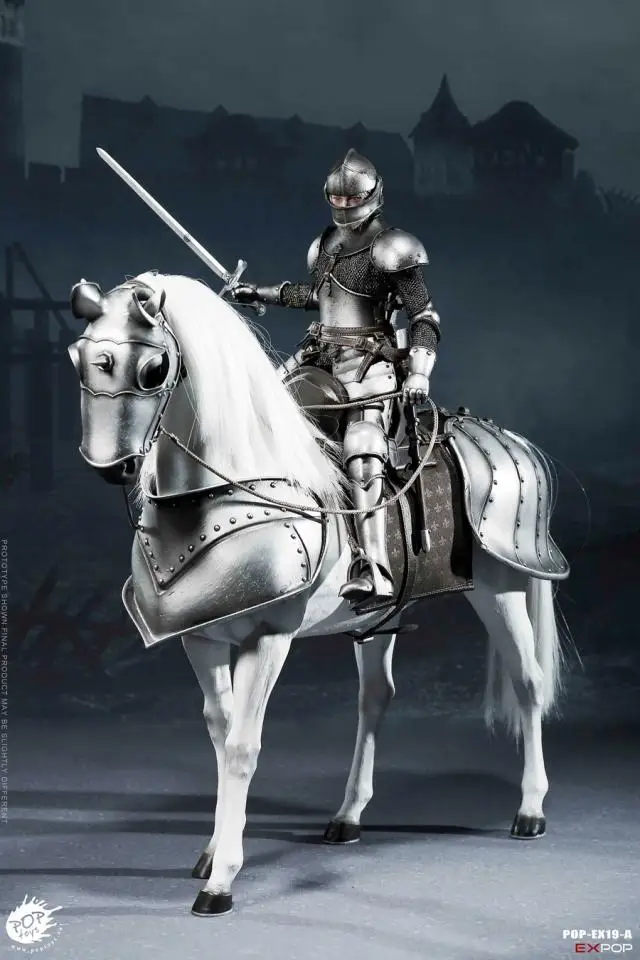POPTOYS EX19 1/6 святая женщина рыцарь 2 головы Женский воин коллекции экшен-фигурок