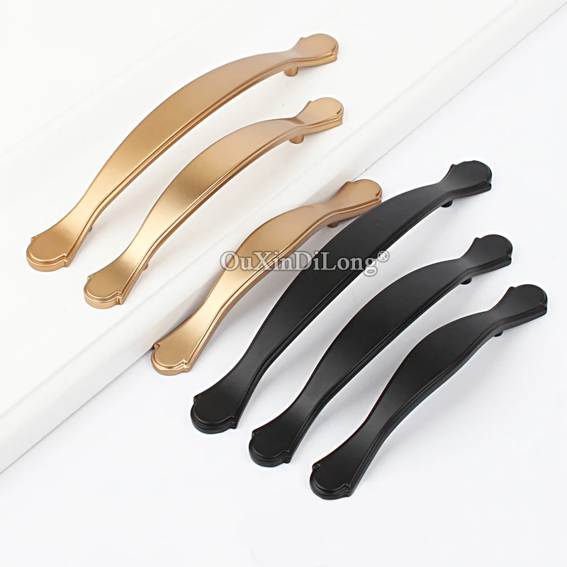 20 шт. ручки для мебели золотистые/черные|Ручки шкафа| |