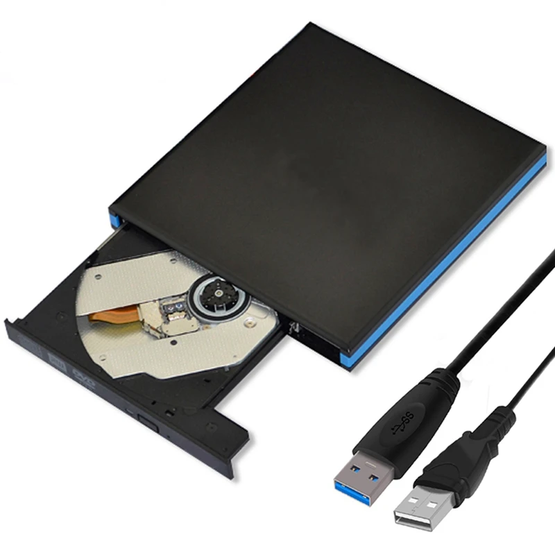 Внешний Usb 3 0 Cd Dvd Rom плеер оптический привод горелка ридер рекордер|Боксы для