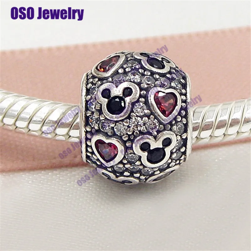 Круглые бусины-подвески в виде животных из чистого серебра 925 пробы подходят для