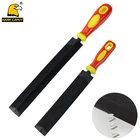 Напильник Алмазный серповидный, 68 дюймов, для шлифовки мелких зубьев, для удаления заусенцев, ручная пила