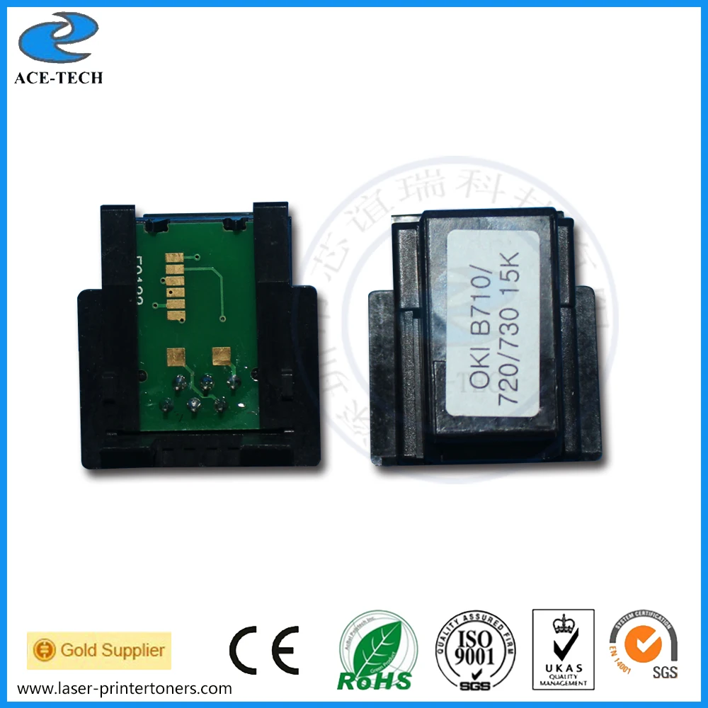 Совместимость 1279101 тонер чип для OKI B720 B730 Заправка картриджей переустановки