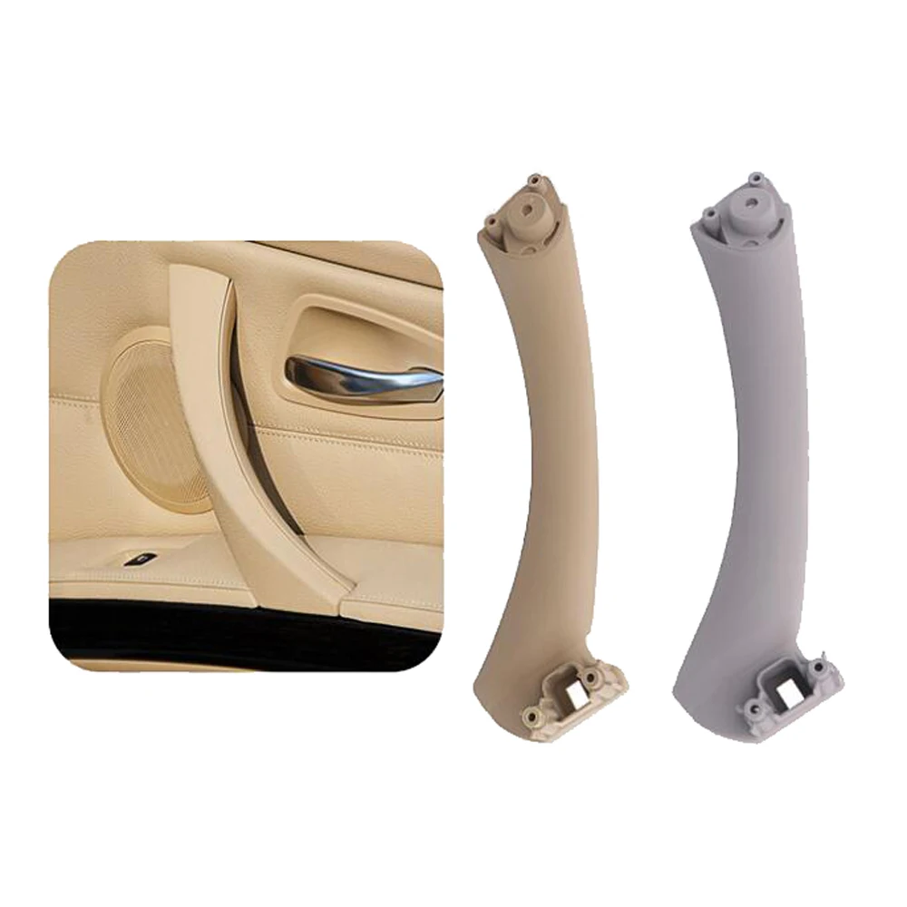 

Car Inner Handle Interior Door Panel Pull Trim Cover Gray Beige Black For BMW 3 series E90 E91 316 318 320 325 328