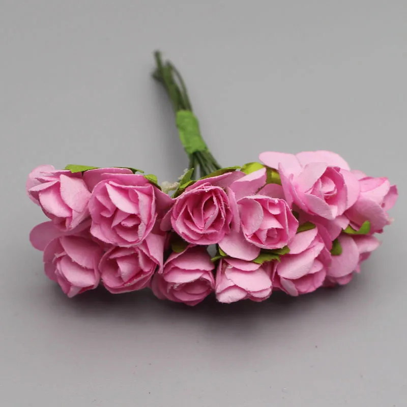 Искусственная гирлянда сделай сам из розового материала 12 шт./Лот цветочные