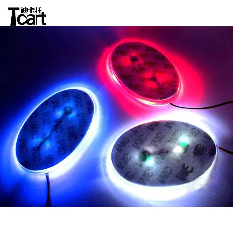 Tcart, 1 комплект, передняя Автомобильная Задняя эмблема, лампа 4D, автомобильные лампы для логотипа, значок, Автомобильный светодиодный логотип, светильник, автомобильный логотип 14 см x 7,3 см для Impreza для Subaru