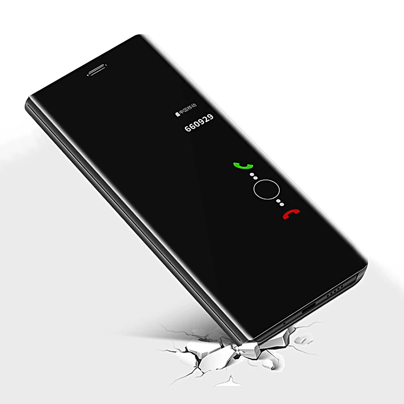 Умный зеркальный чехол с окошком для huawei P20 Lite P20 Pro P10 Lite P9 Lite Honor 8 9 Lite mate 9 10 Pro чехол с держателем