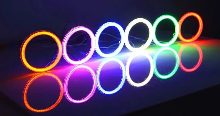 

eOsuns COB angel eye led daytime running light DRL + Fog Lamp + Projector Lens for Honda Accord JDM European