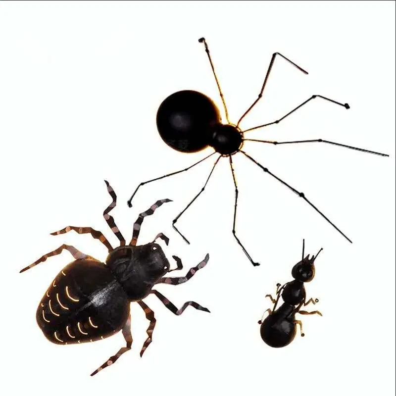 Насекомые Арт Деко LED Железный муравей Настенные светильники лампы черные для