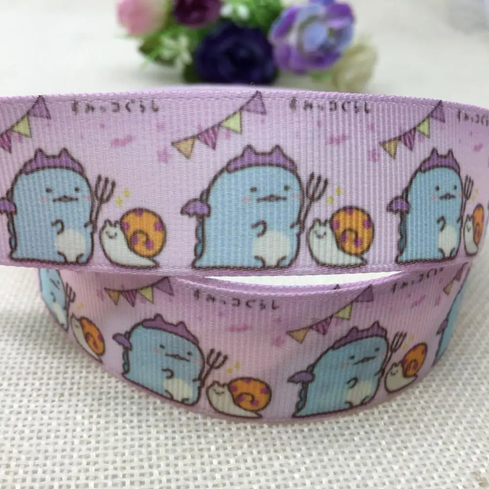 1&quot25MM NEW Japanese cartoon ribbon pattern printed 10yards DIY handmade materials wedding gift wrap 0223 | Дом и сад