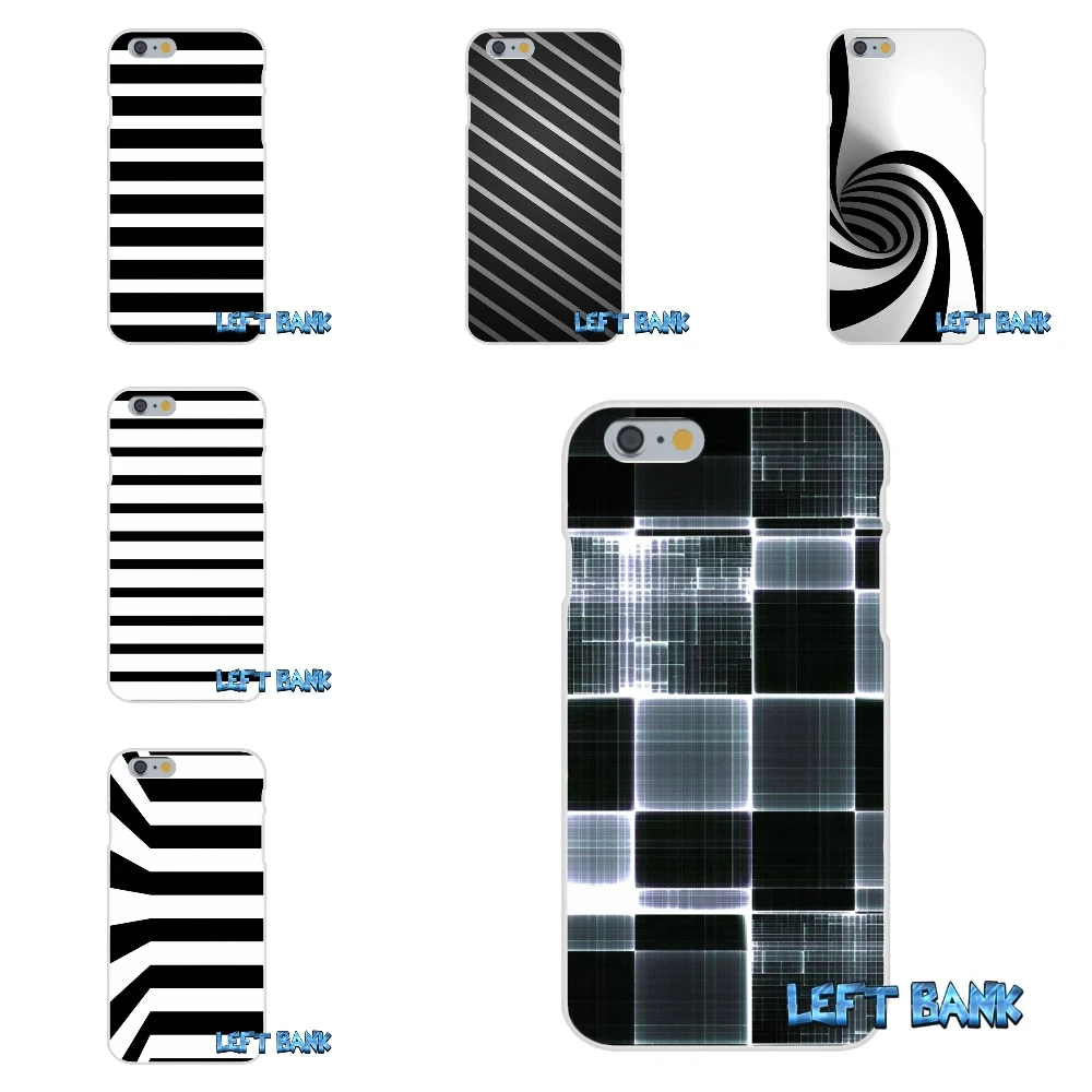 Черный и белый в полоску Мягкий Силиконовый ТПУ прозрачный чехол для Huawei P Smart Mate