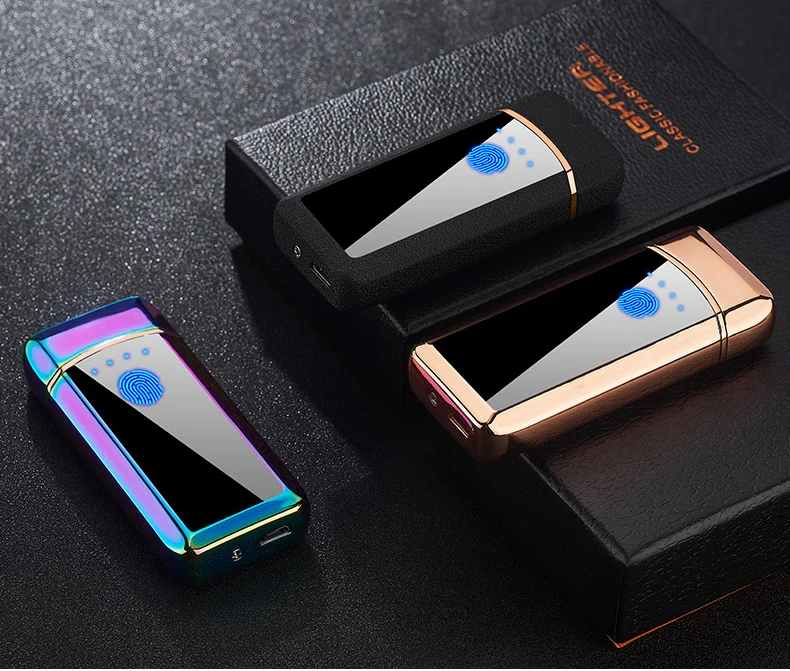 Плазменная зажигалка Электронная для курения Usb зарядка двойная дуга|Аксессуары