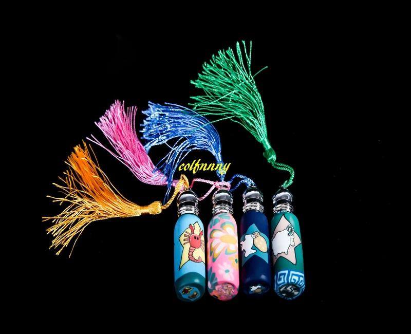 800 шт. / лот 10 мл флаконы для духов с шариком для нанесения, флаконы из полимерной глины, пустые контейнеры для эфирных масел.