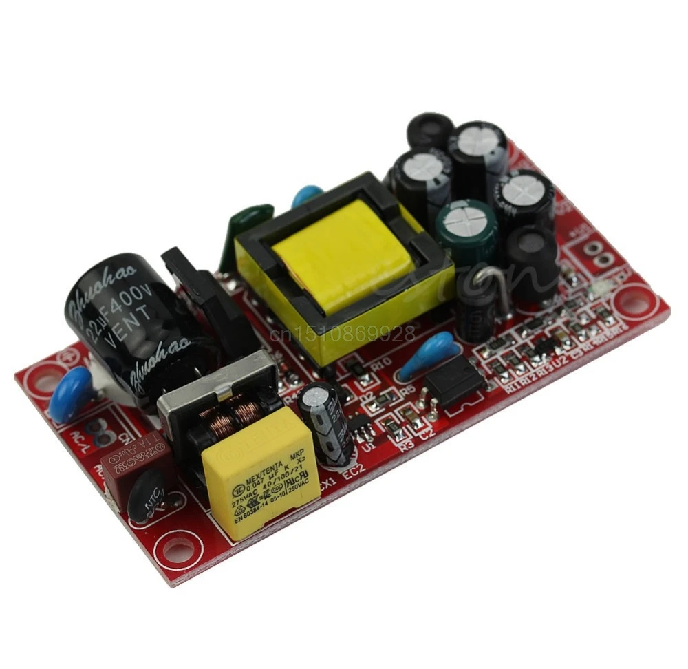 12V 1A/5V 1A AC-DC понижающий преобразователь двойная изоляция выходной модуль питания