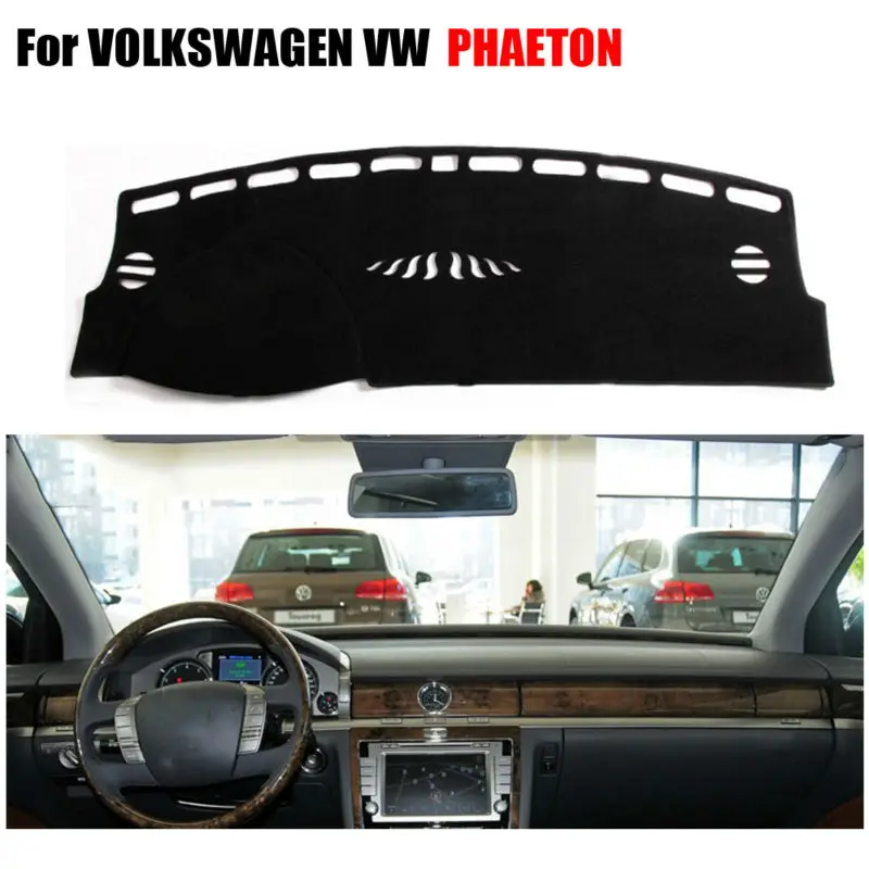 

FUWAYDA Чехлы для приборной панели автомобиля коврик для VOLKSWAGEN VW Phaeton все годы левосторонний привод коврик для приборной панели Чехлы для прибо...