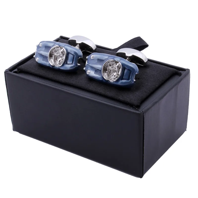 Мужские бриллиантовые украшения HAWSON Синие запонки в виде автомобиля