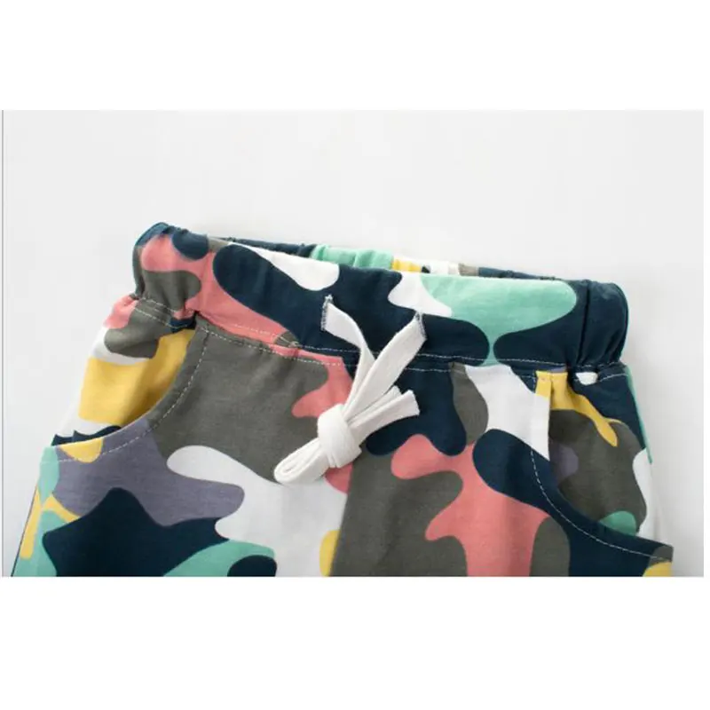 Летняя тонкая детская одежда шорты 5 штанов для маленьких мальчиков и девочек