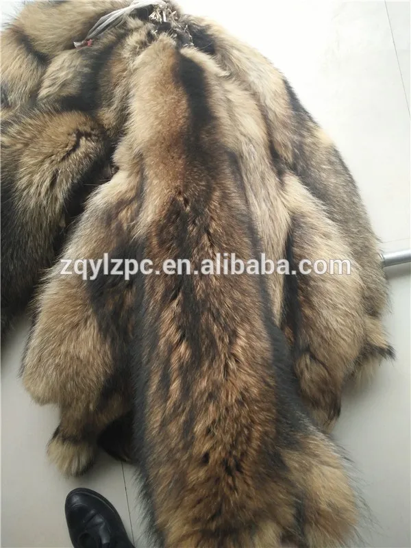 Высококачественная натуральная кожа меха енота|fur skin|raccoon skinskin fur |