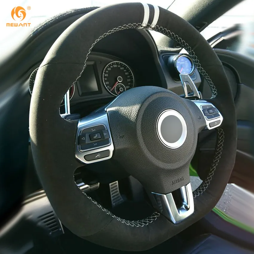 MEWANT черная замша брикет для Volkswagen Golf 6 GTI MK6 VW Polo Scirocco R Passat CC R-Line запчасти 2010 |