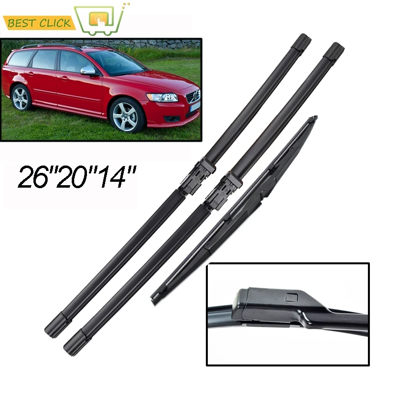 Чехол от ветра misima стеклоочистителей для Volvo V50 Wagon 2007-2013 спереди Стеклоочиститель заднего окна 2008 2009 2010 2011 2012